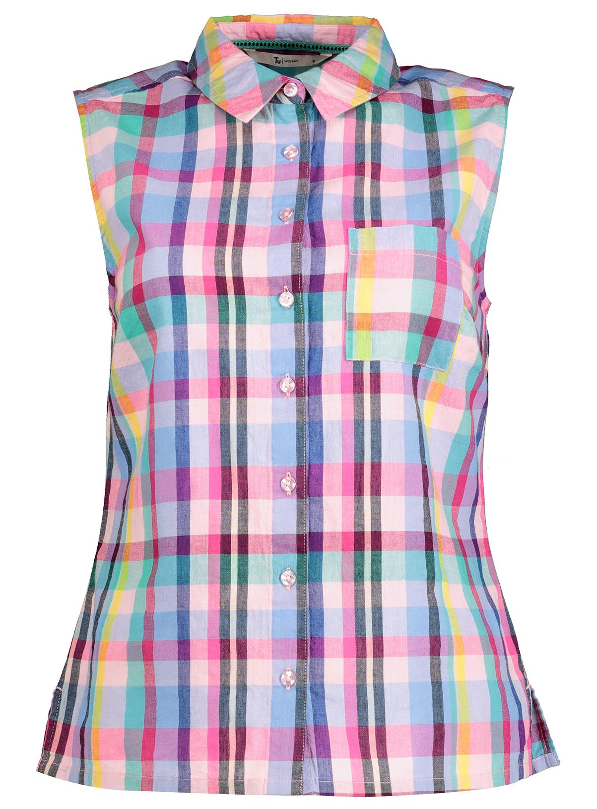 SKU: FLORAL SHOP SL CHECK SHIRT:Multi Coloured:26 - Image 3
